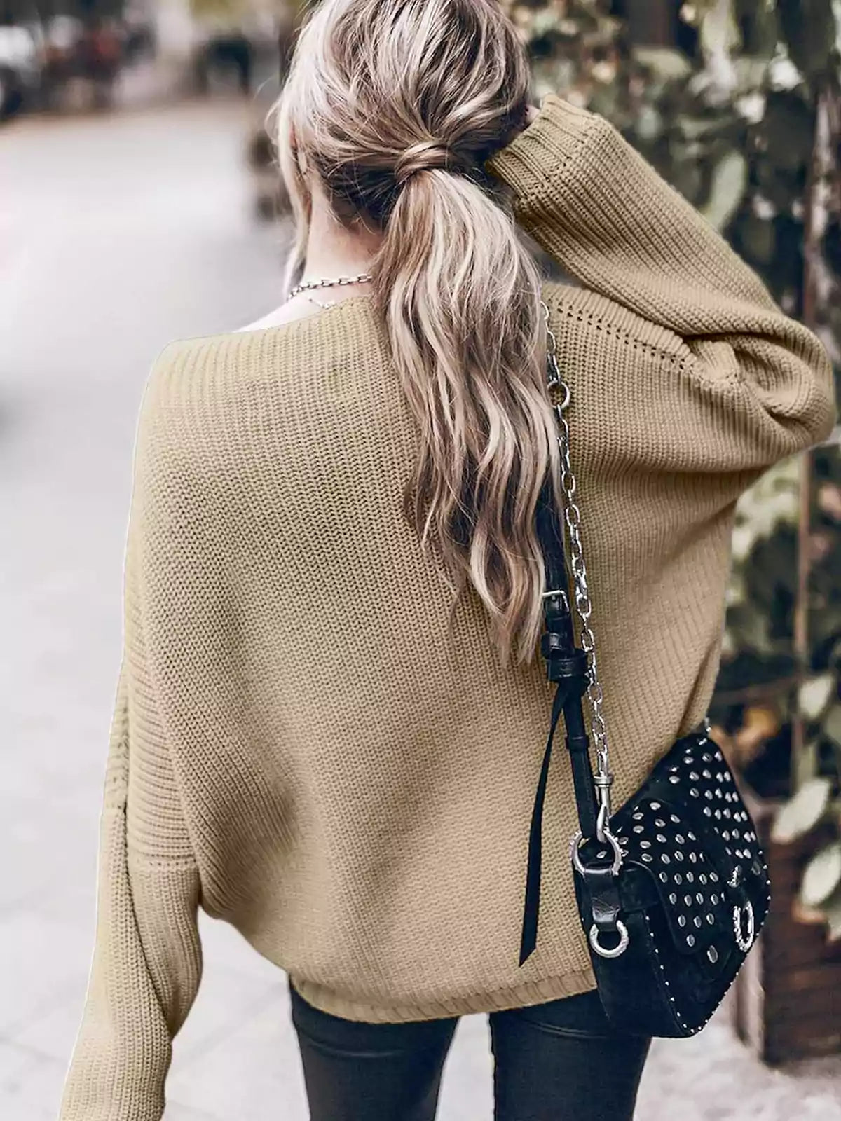Della I Chic Oversized Knitted Sweater