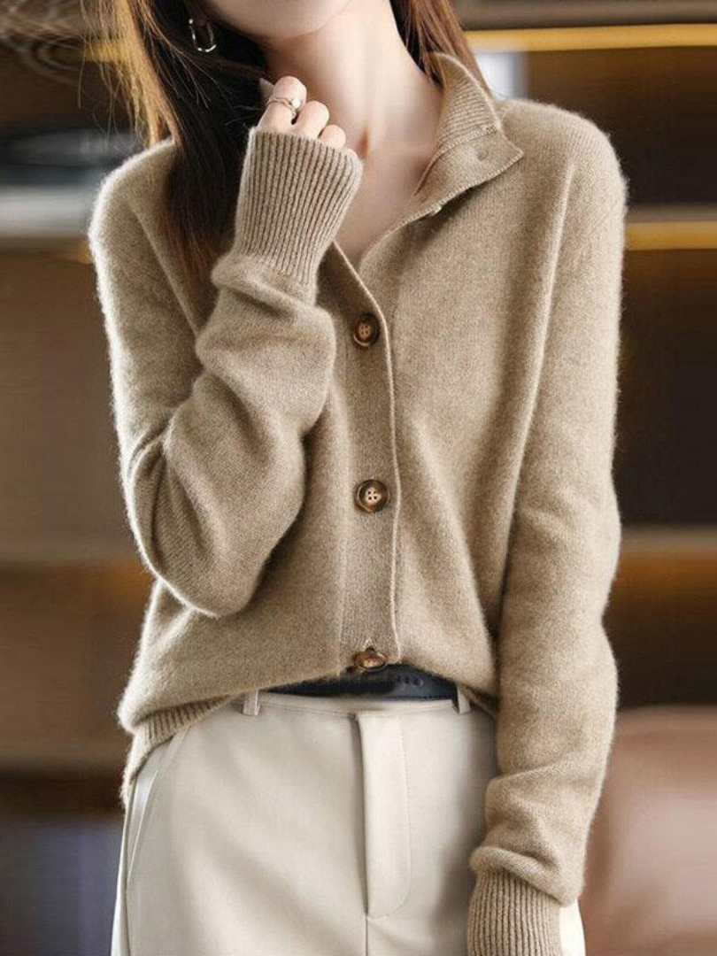 Della I Elegant Cashmere Cardigan