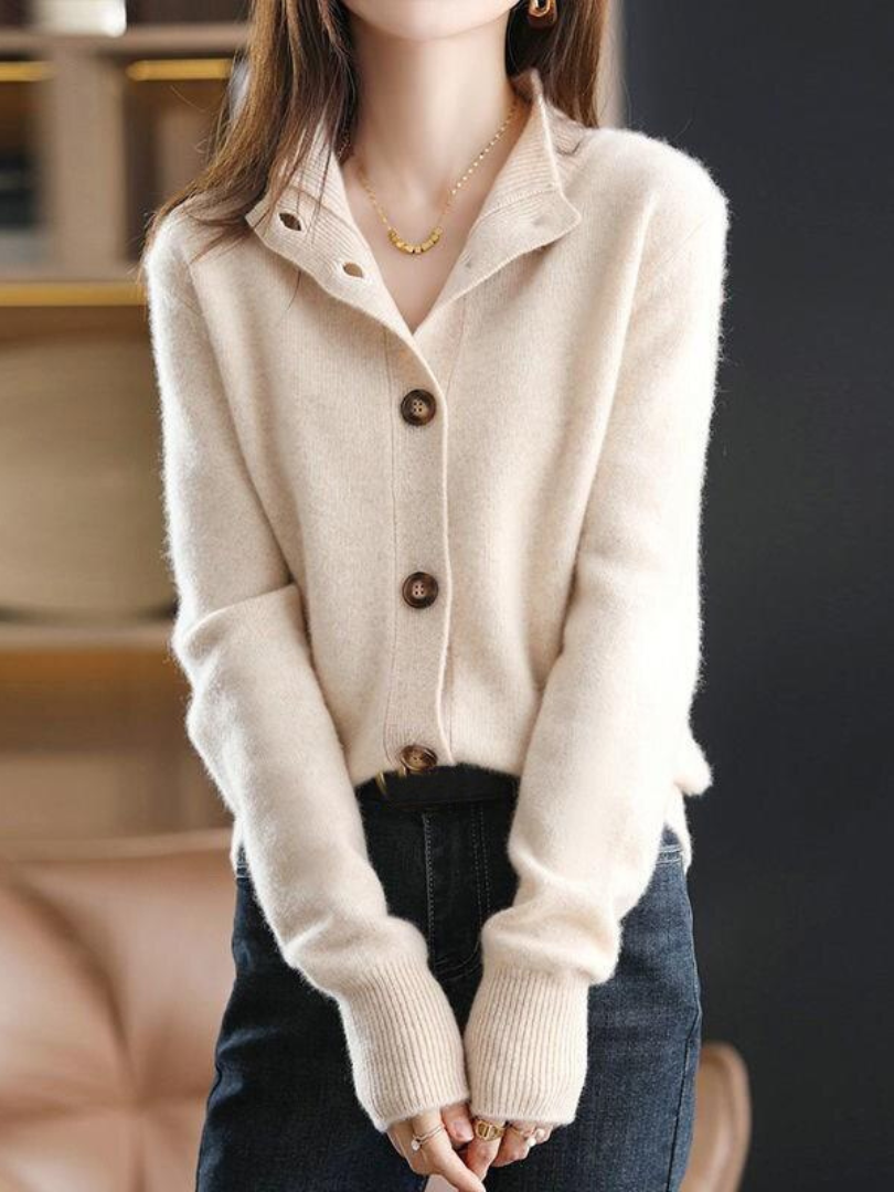 Della I Elegant Cashmere Cardigan