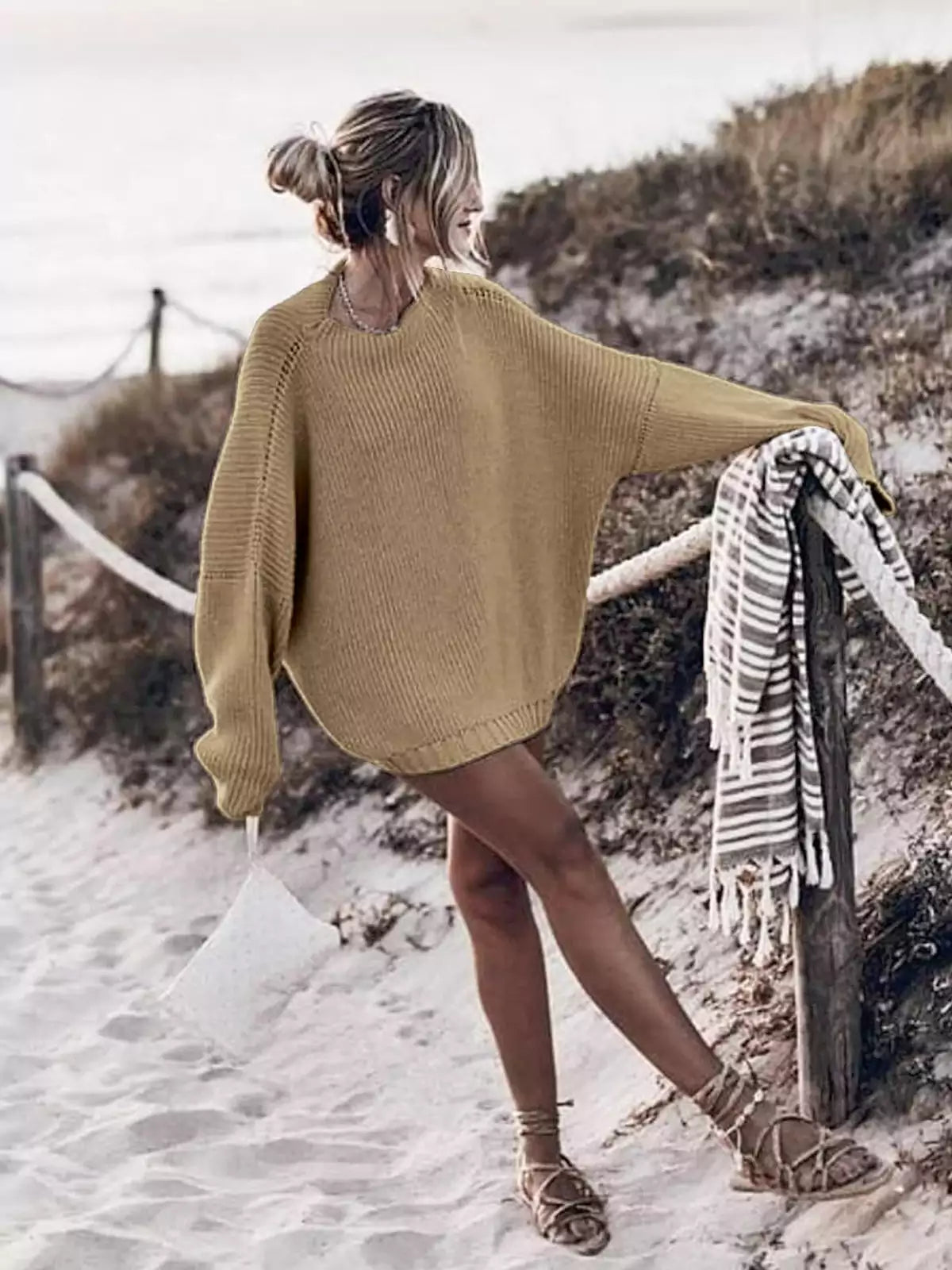 Della I Chic Oversized Knitted Sweater