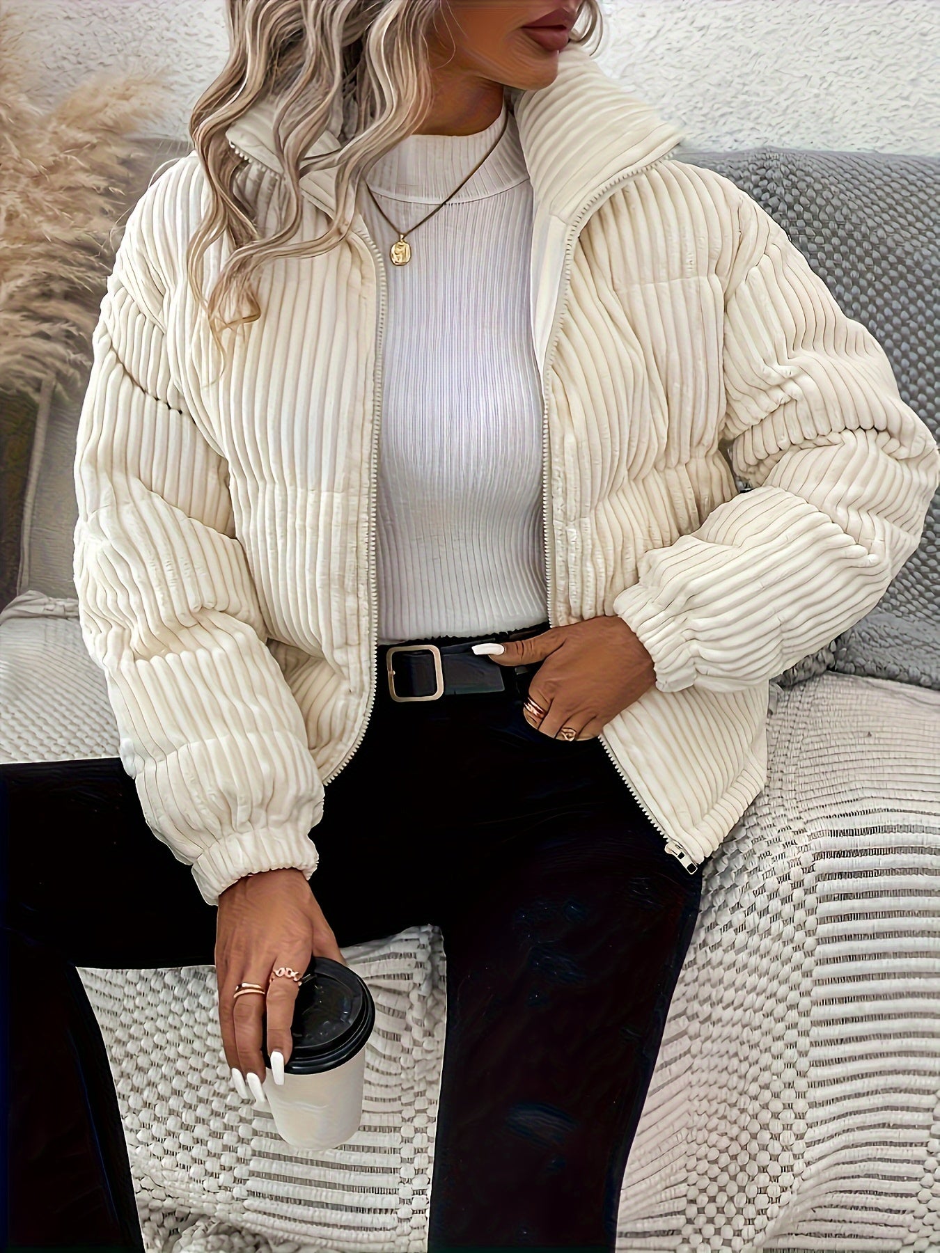 Della I Quilted Corduroy Jacket