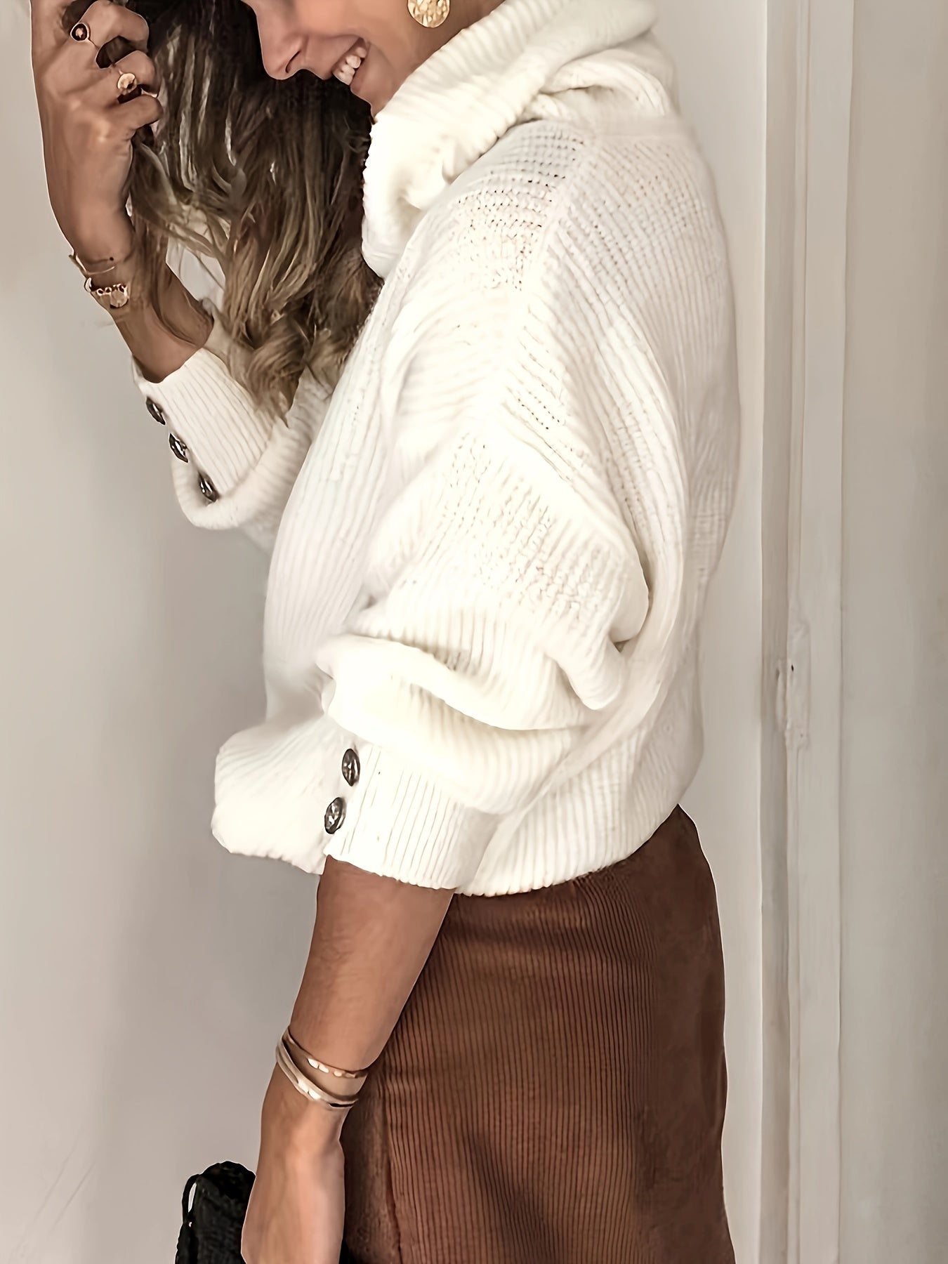 Della I Cozy Turtleneck Sweater
