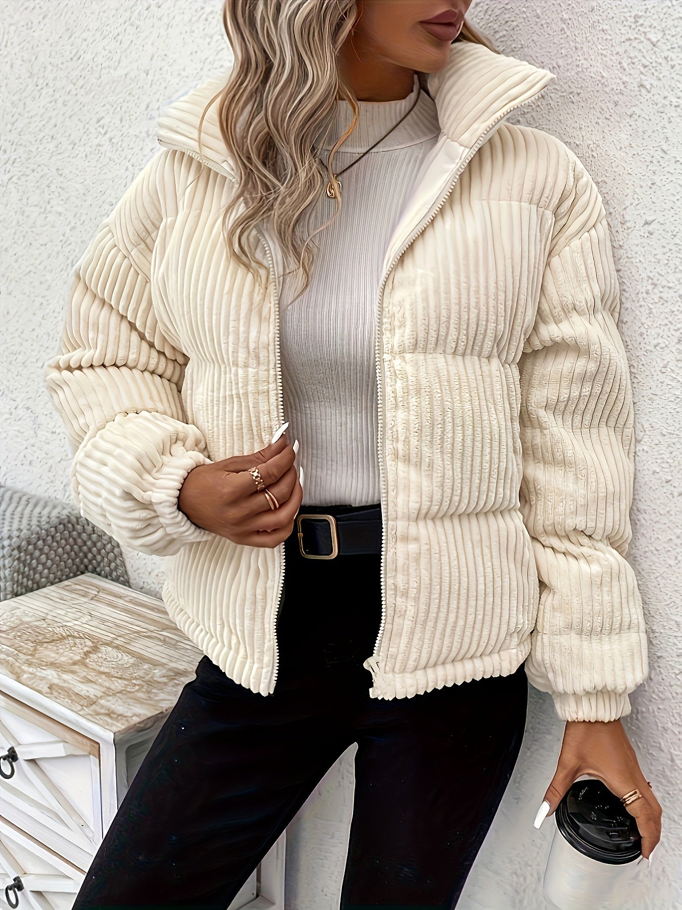 Della I Quilted Corduroy Jacket