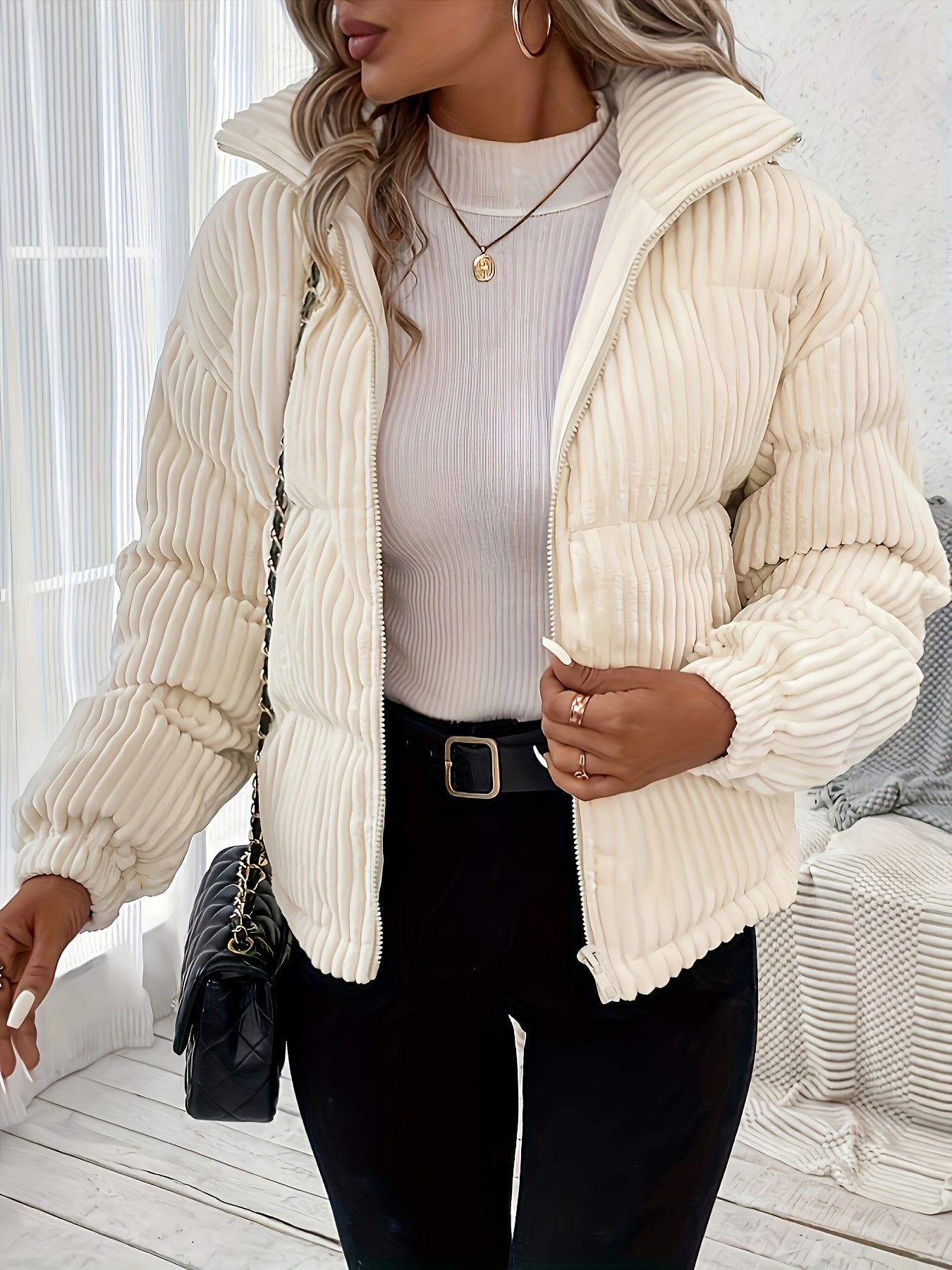 Della I Quilted Corduroy Jacket