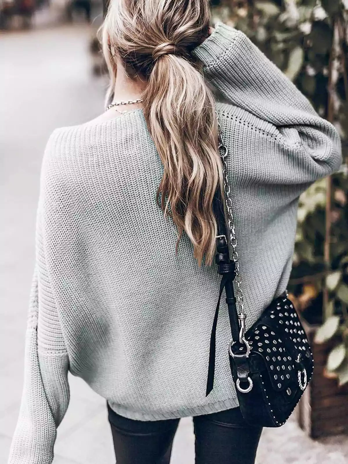 Della I Chic Oversized Knitted Sweater