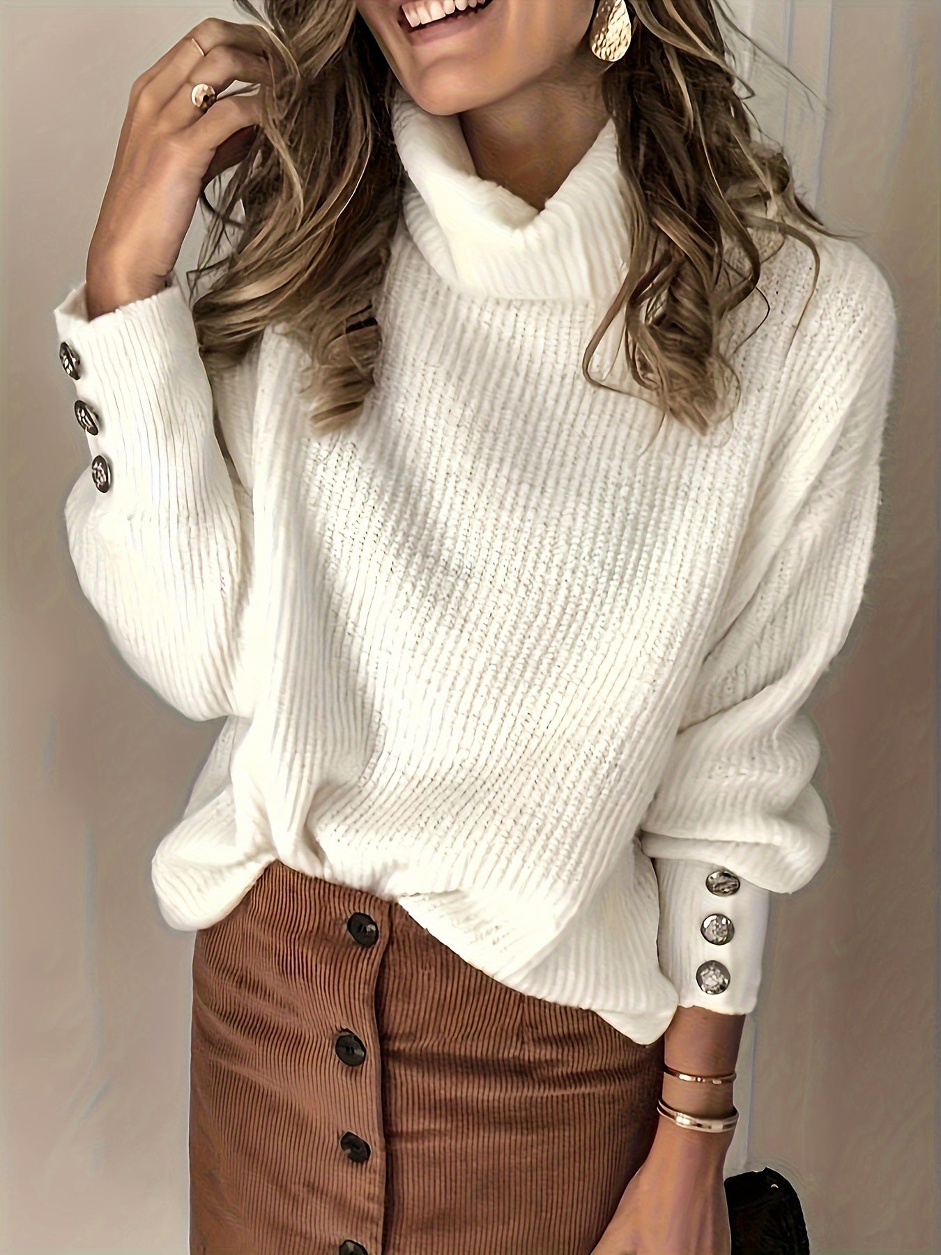 Della I Cozy Turtleneck Sweater