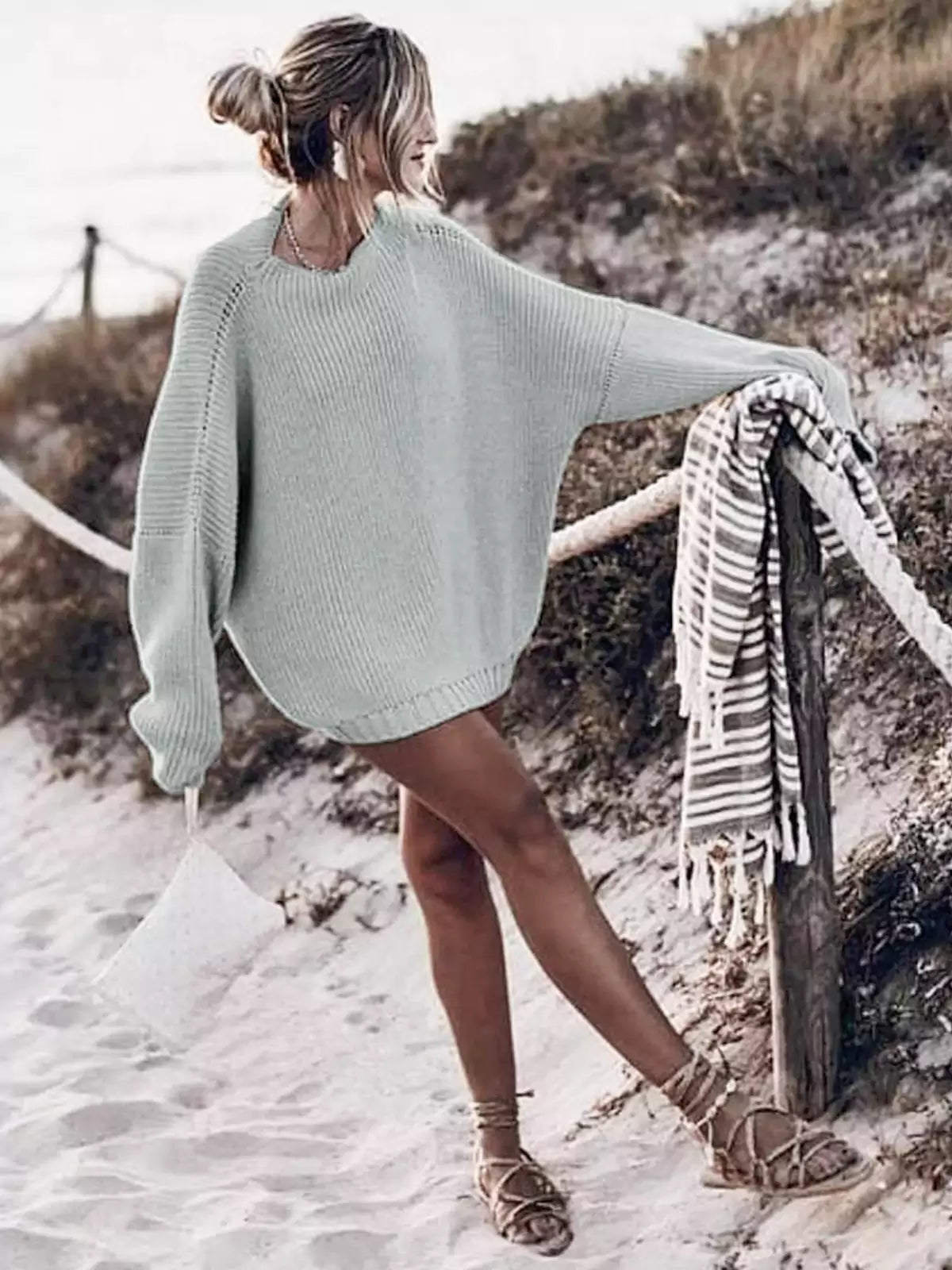Della I Chic Oversized Knitted Sweater