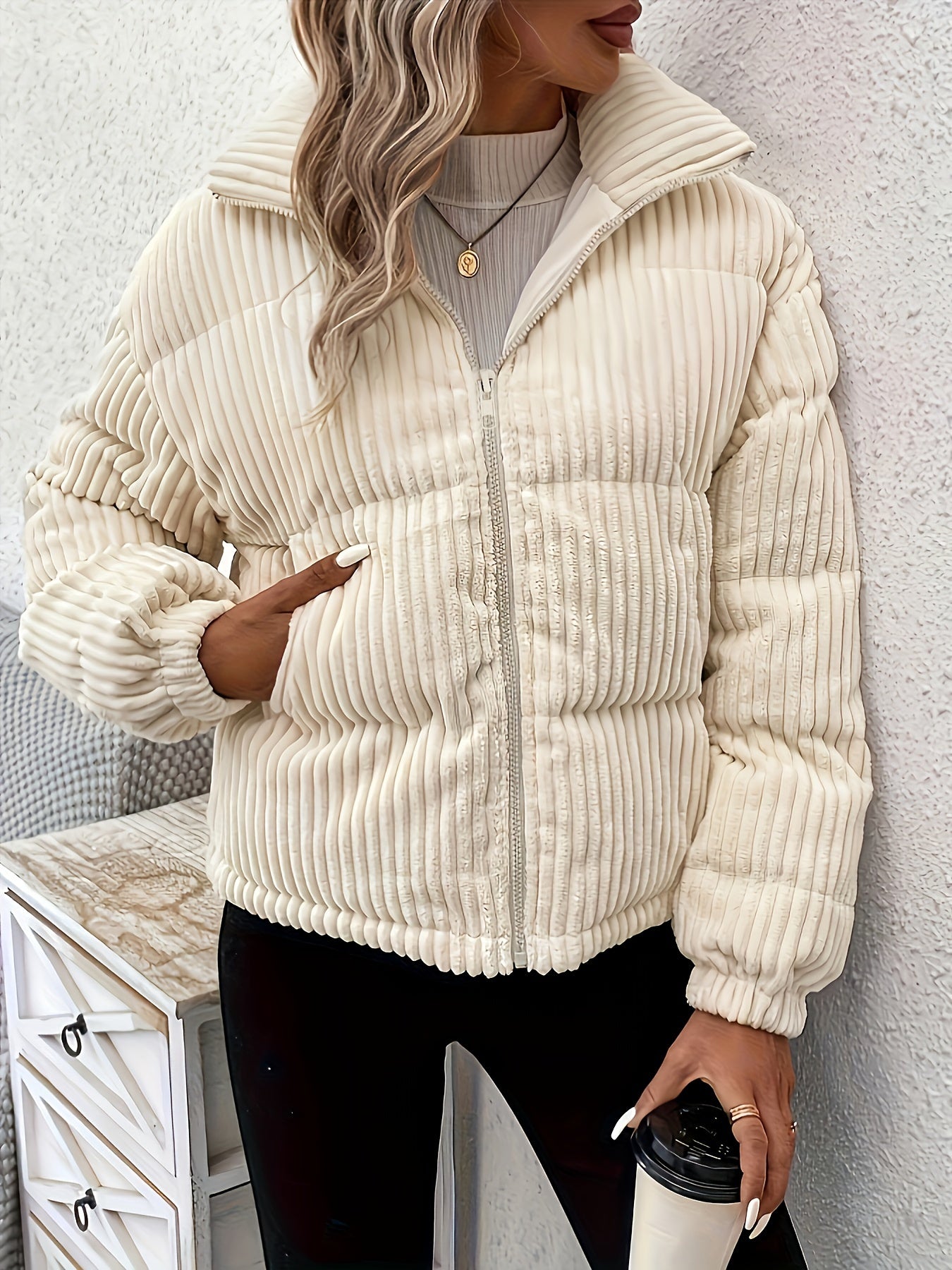 Della I Quilted Corduroy Jacket