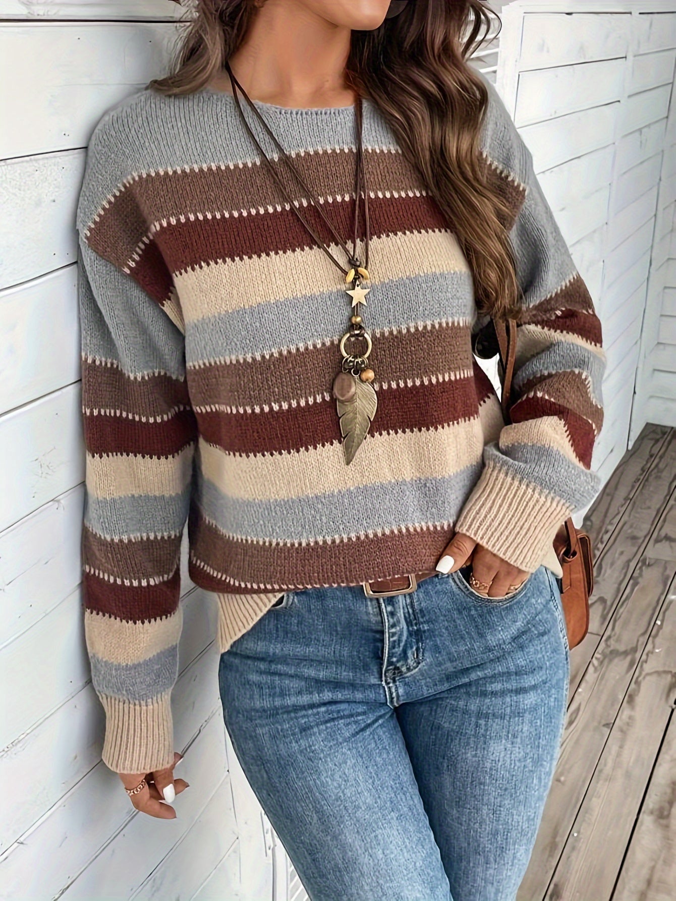 Della I Vintage Striped Sweater