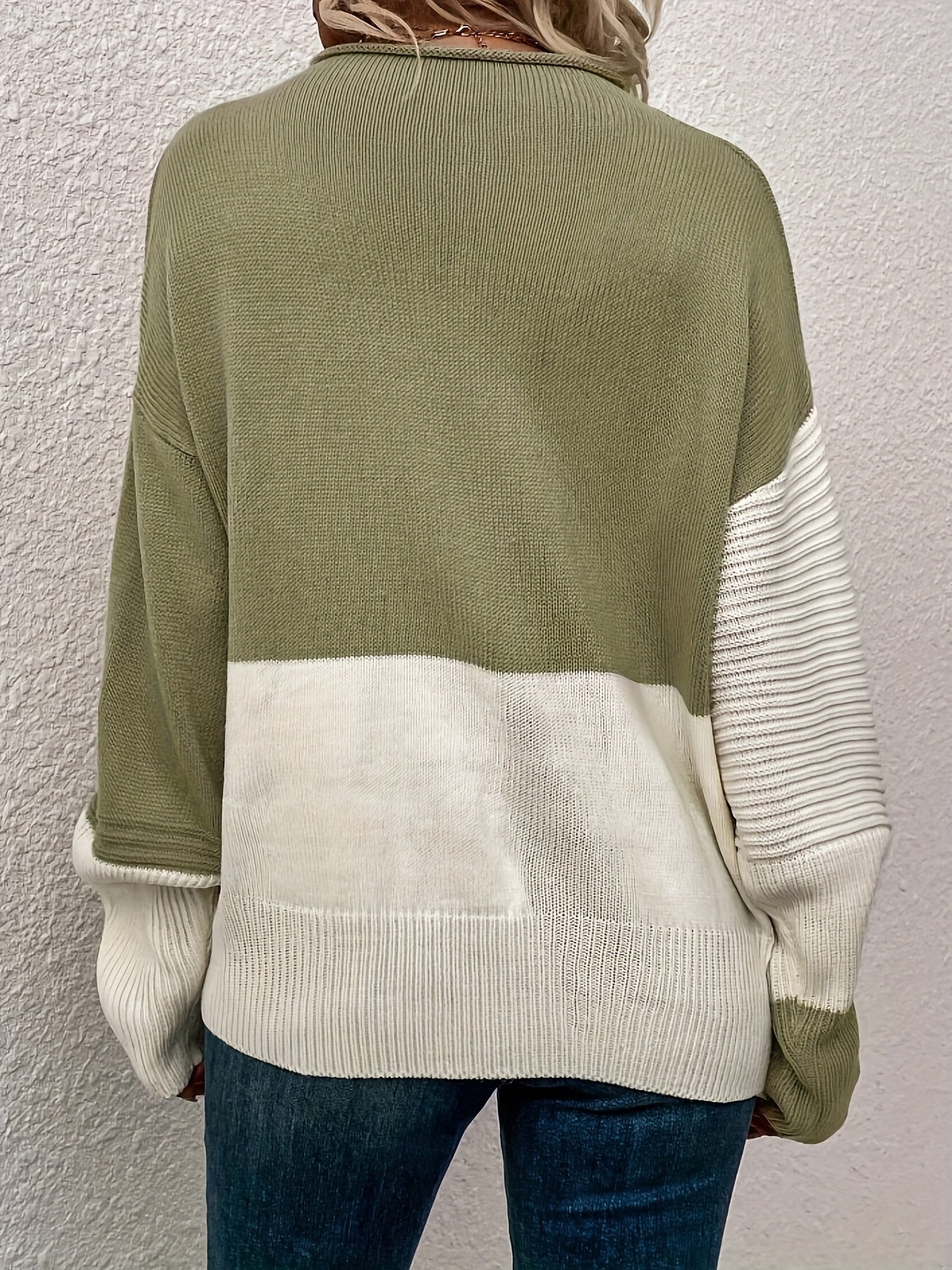 Della I Loose Colour-Block Sweater