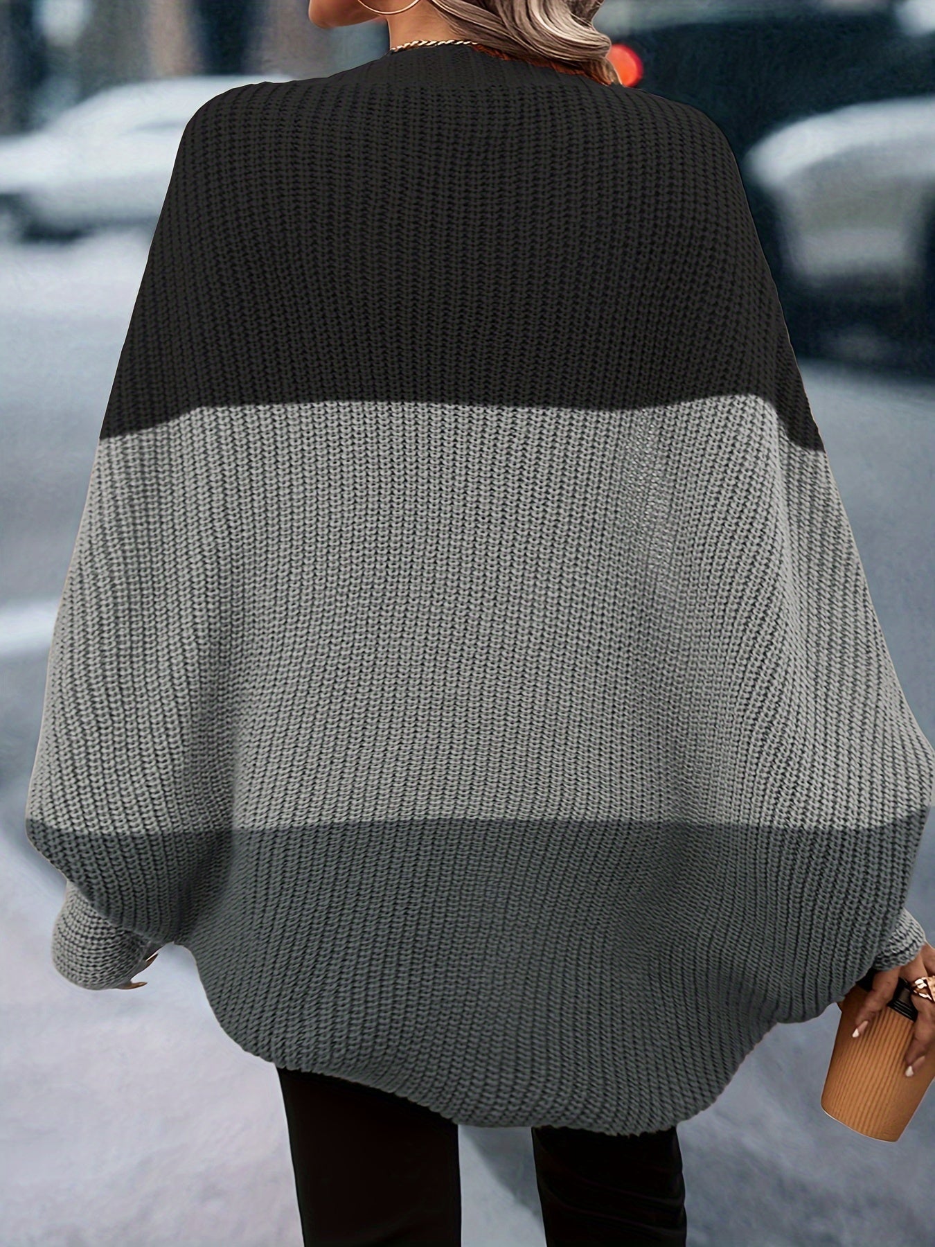 Della I Casual Open Front Cardigan