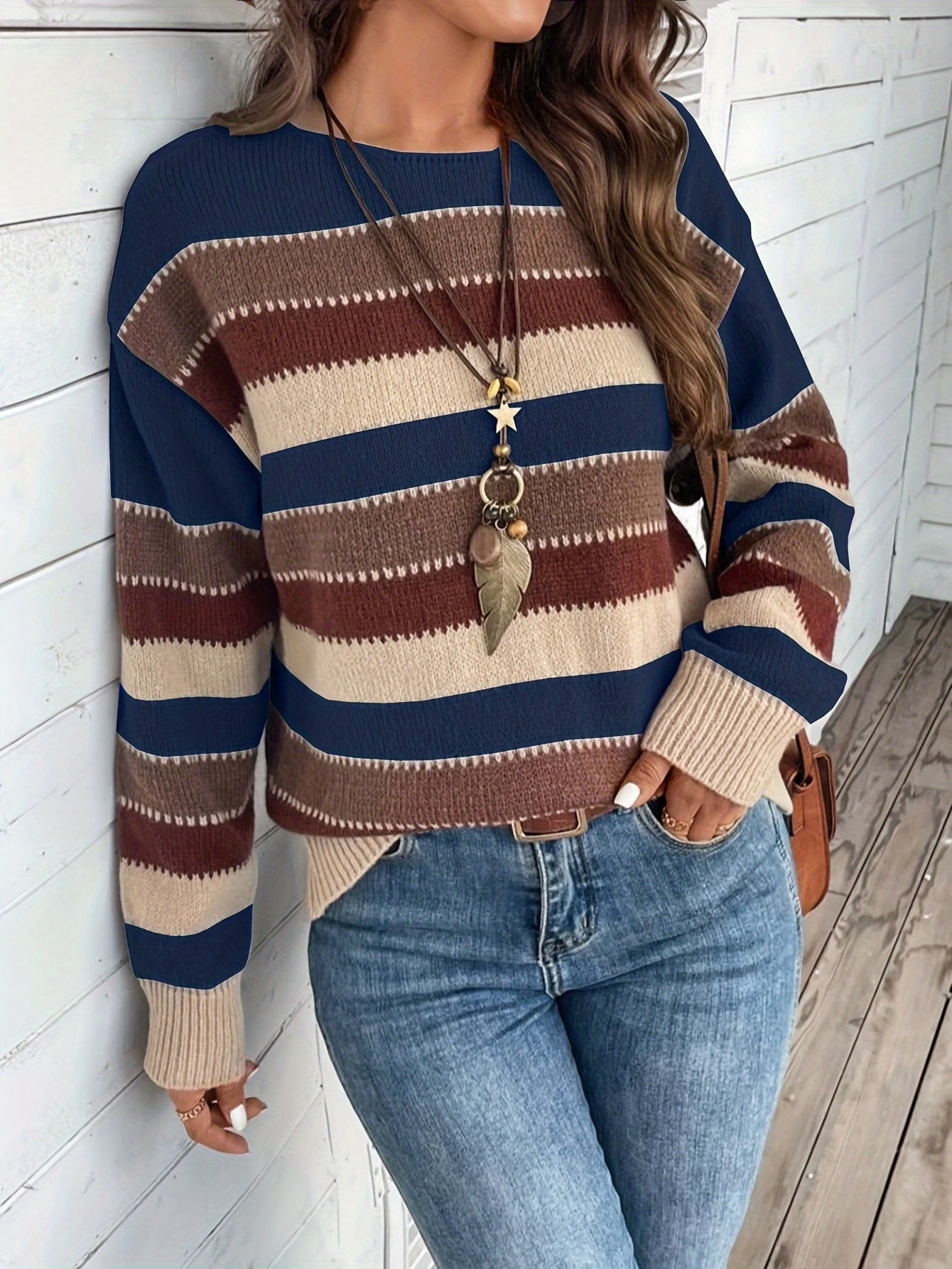 Della I Vintage Striped Sweater