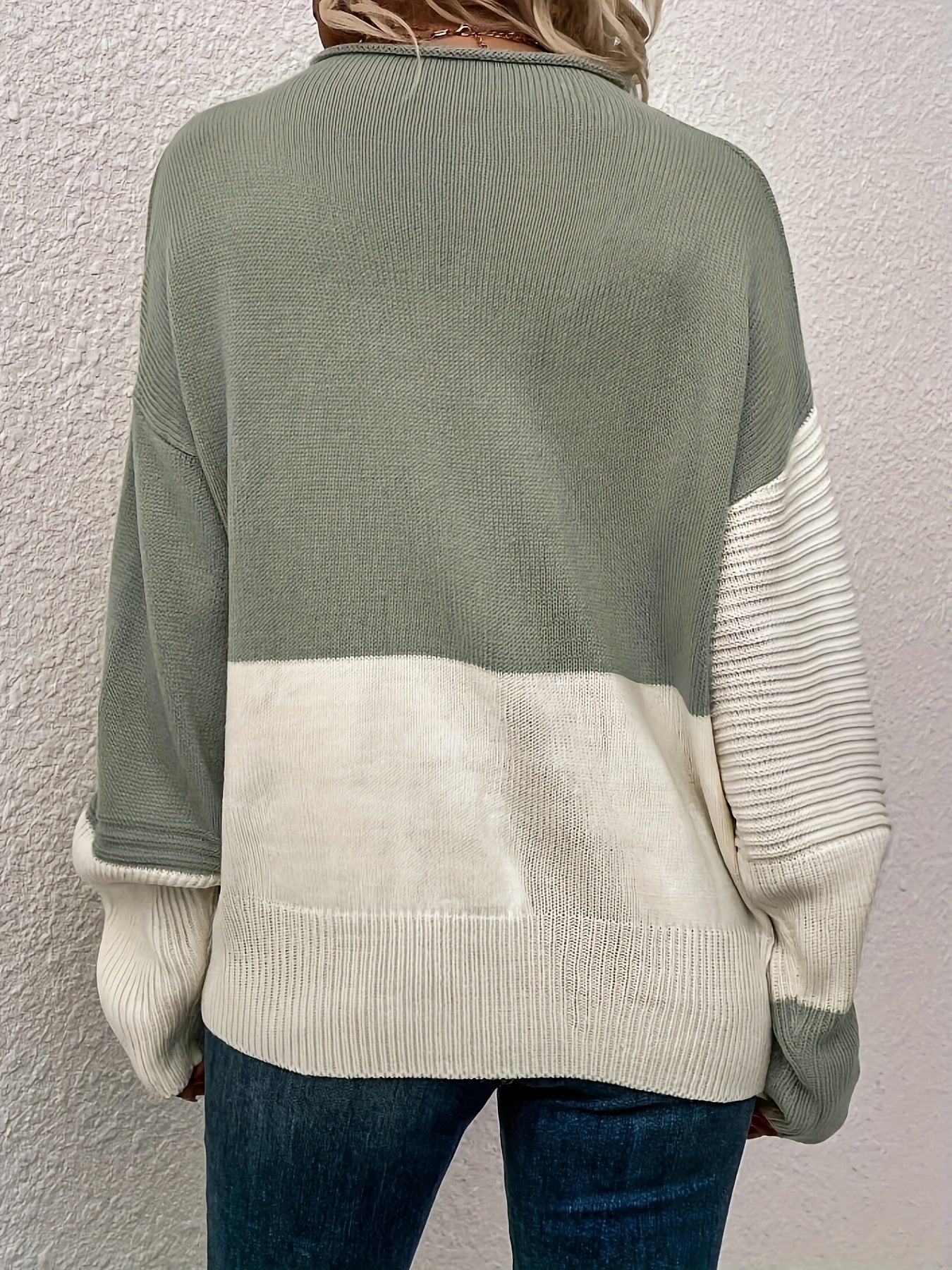Della I Loose Colour-Block Sweater