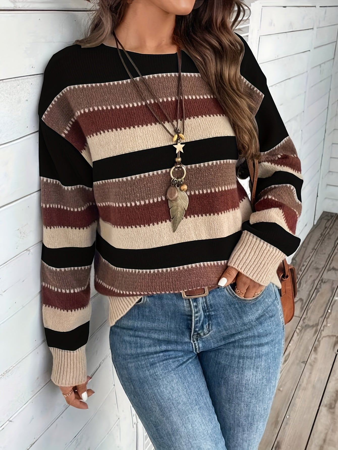 Della I Vintage Striped Sweater