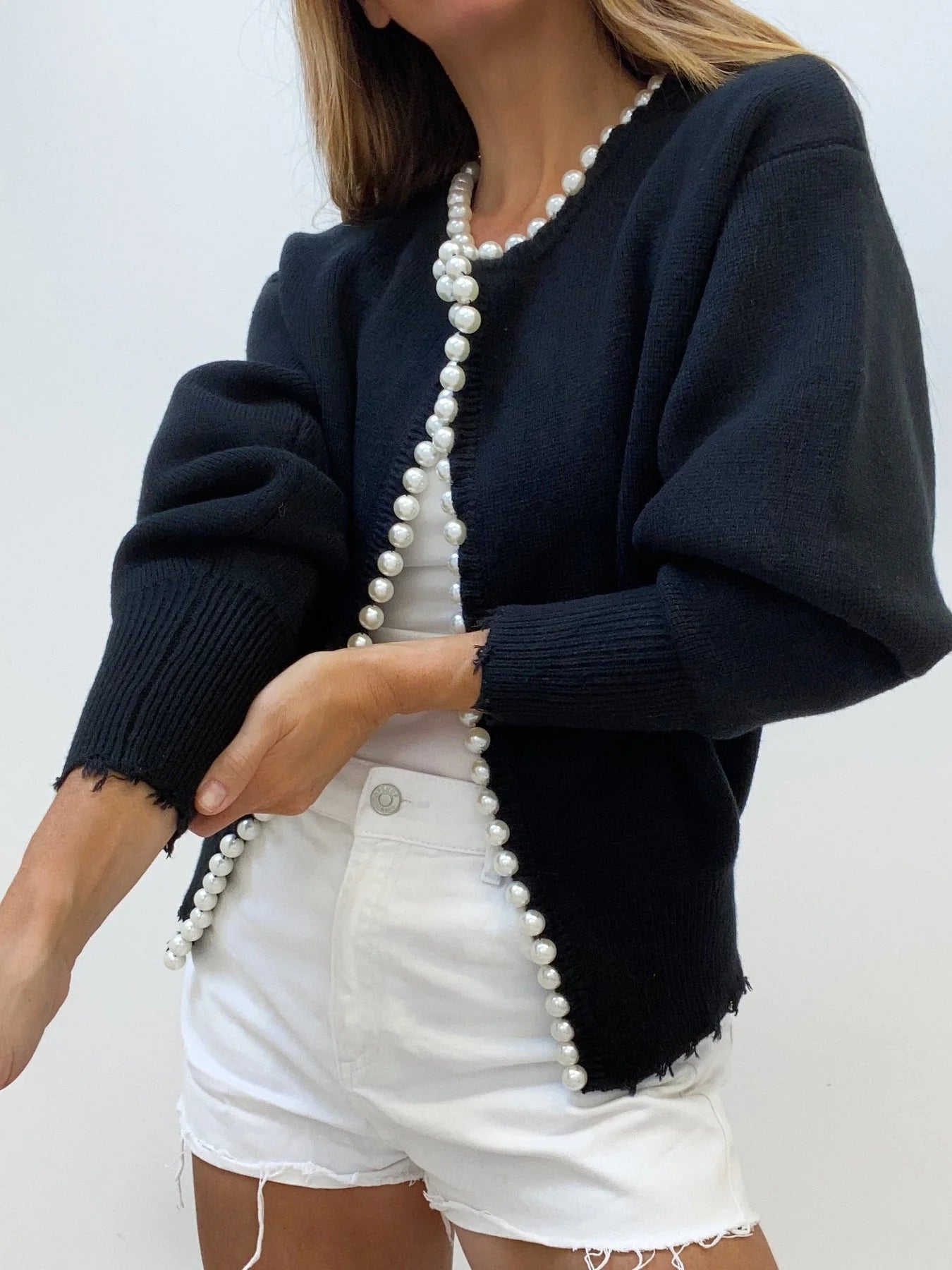 Della I Pearl Cardigan