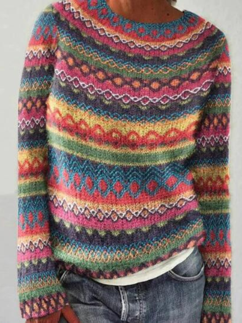 Della I Colourful Knitted Sweater