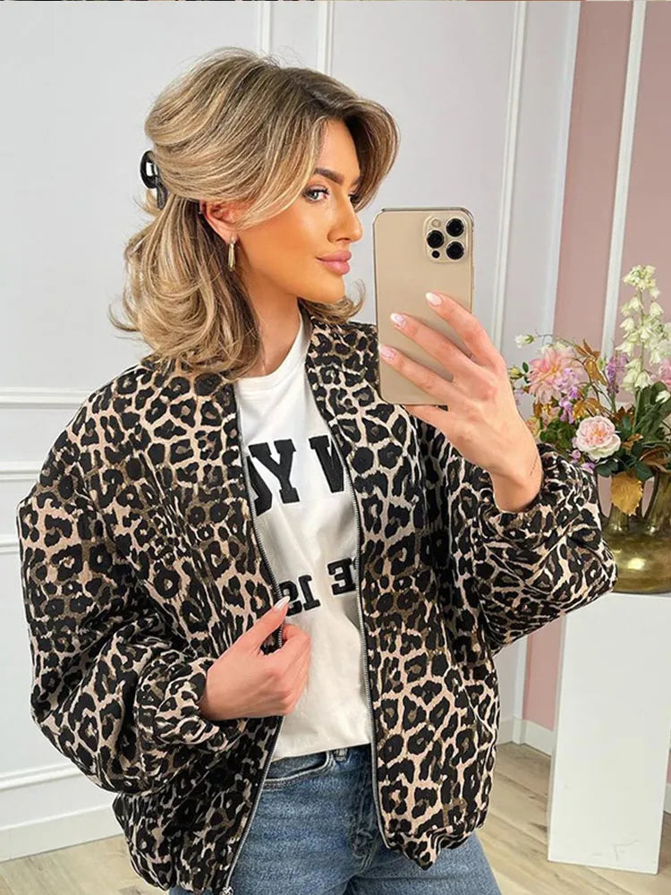 Della I Leopard Print Jacket