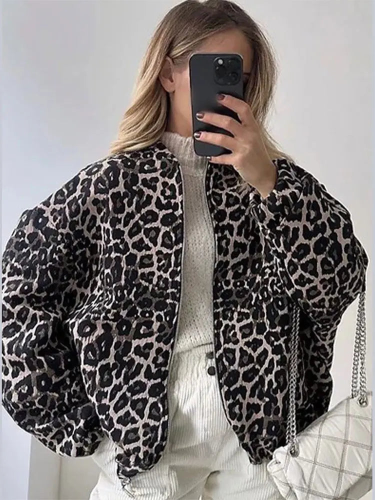 Della I Leopard Print Jacket