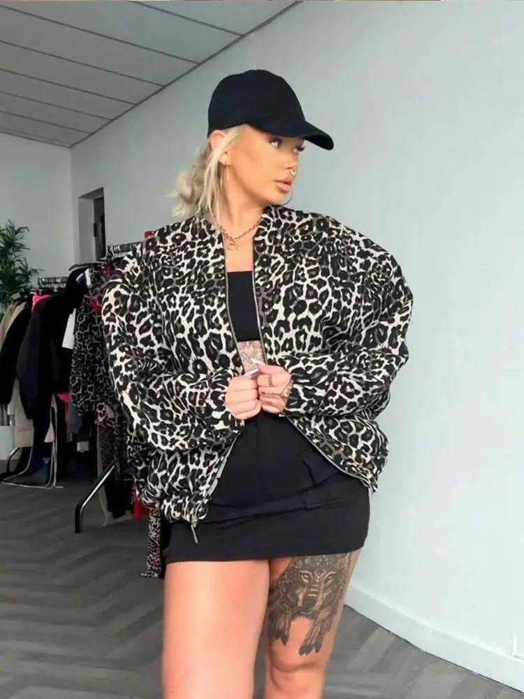Della I Leopard Print Jacket