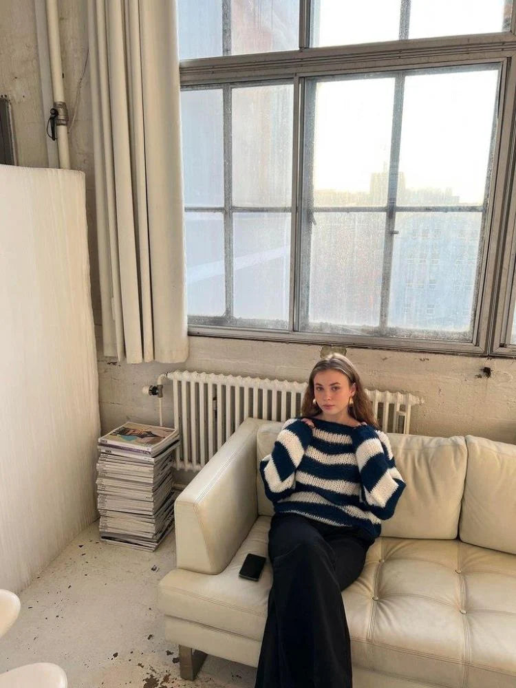 Della I Knitted Striped Sweater