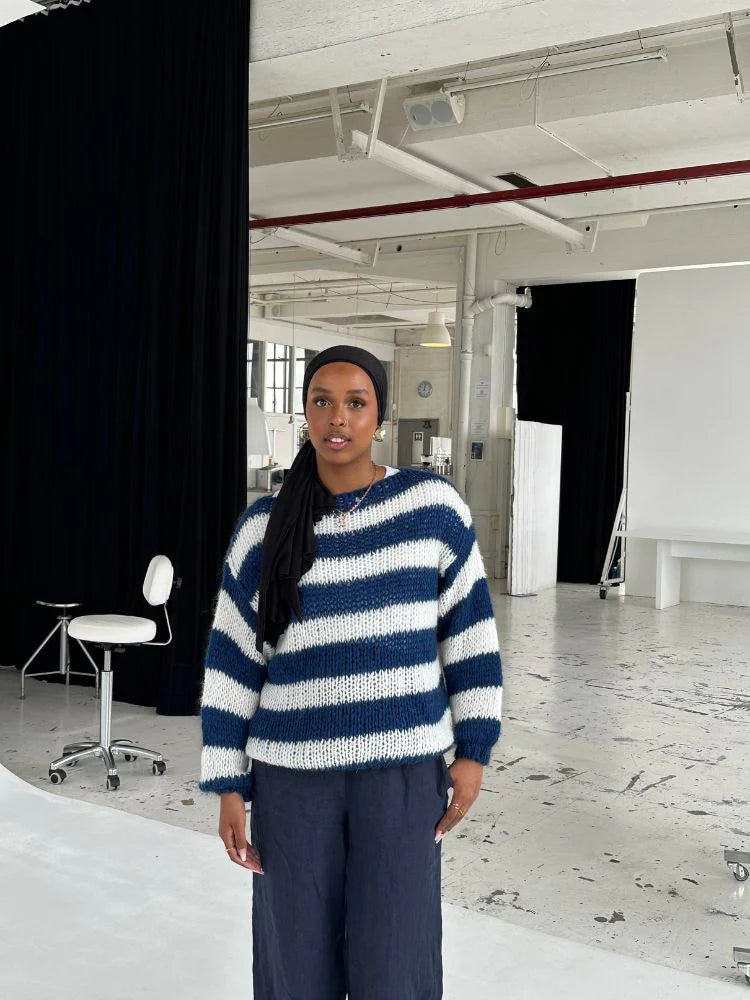 Della I Knitted Striped Sweater