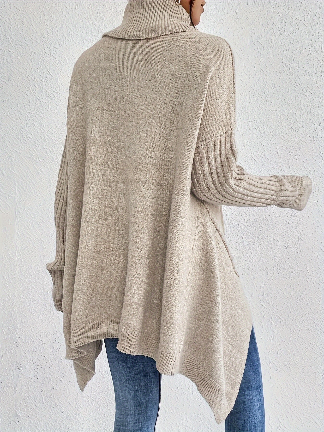 Della I Asymmetric Turtleneck Sweater