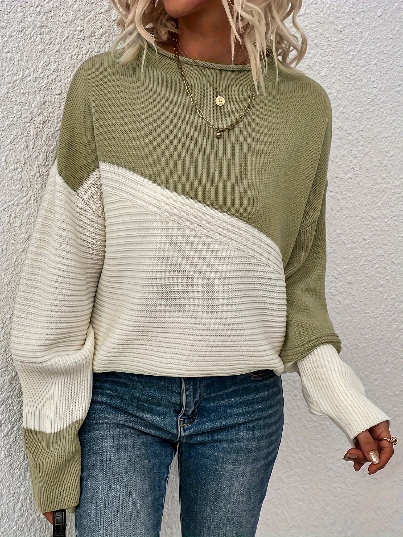 Della I Loose Colour-Block Sweater
