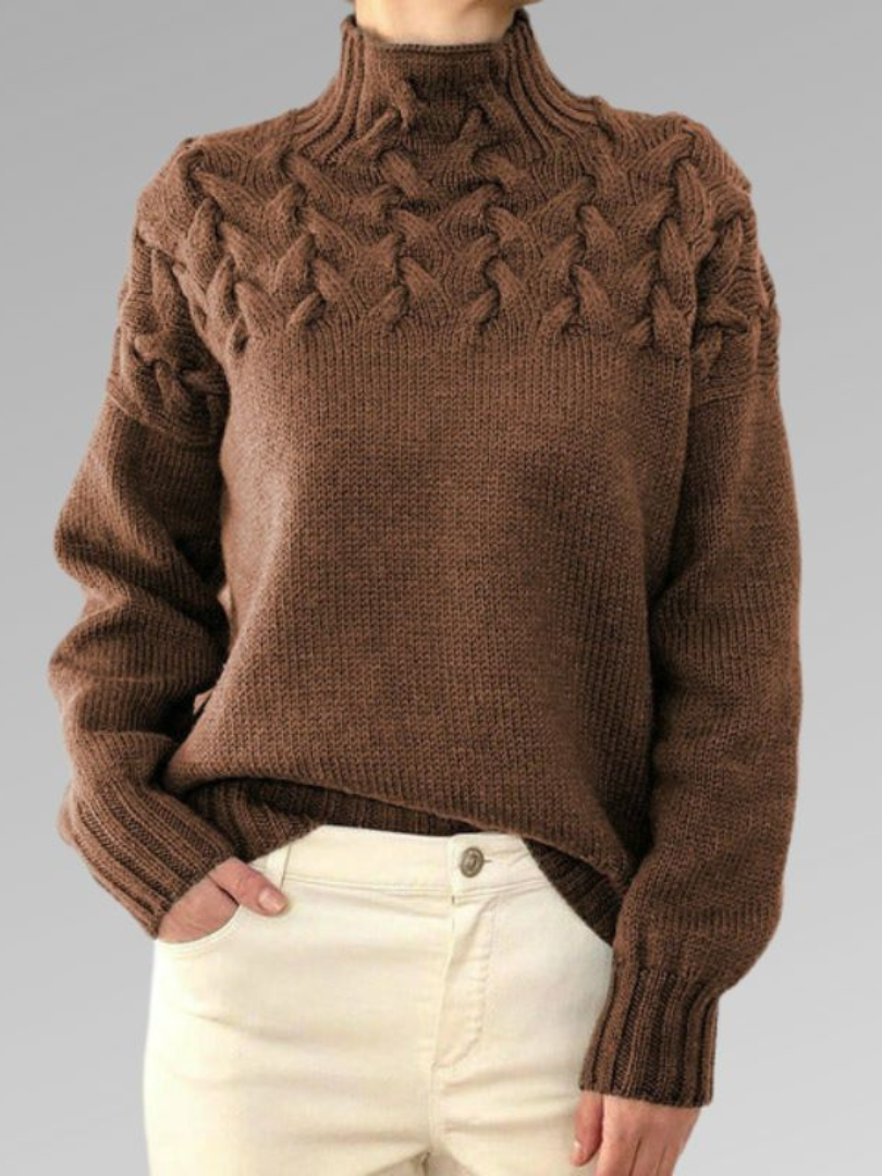 Della I Elegant Turtleneck Sweater