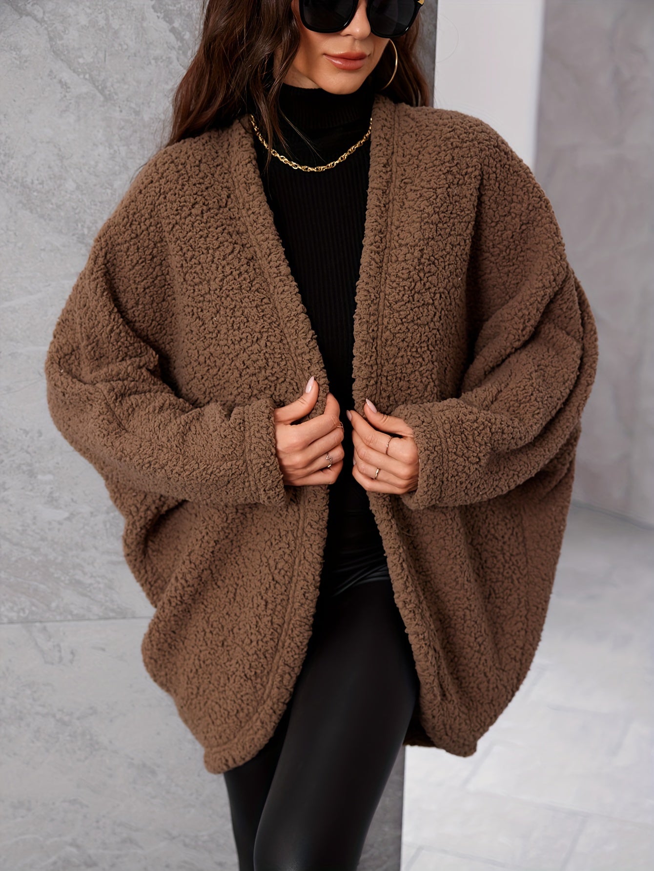 Della I Cozy Teddy Cardigan