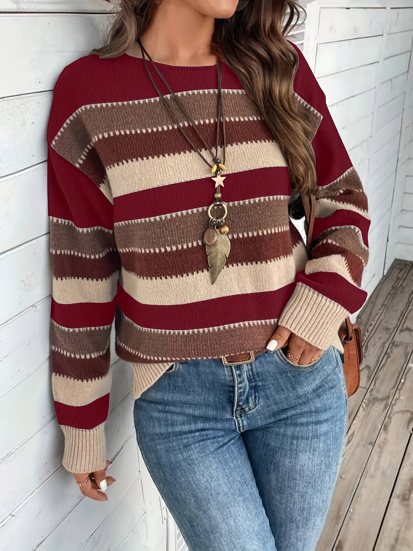 Della I Vintage Striped Sweater