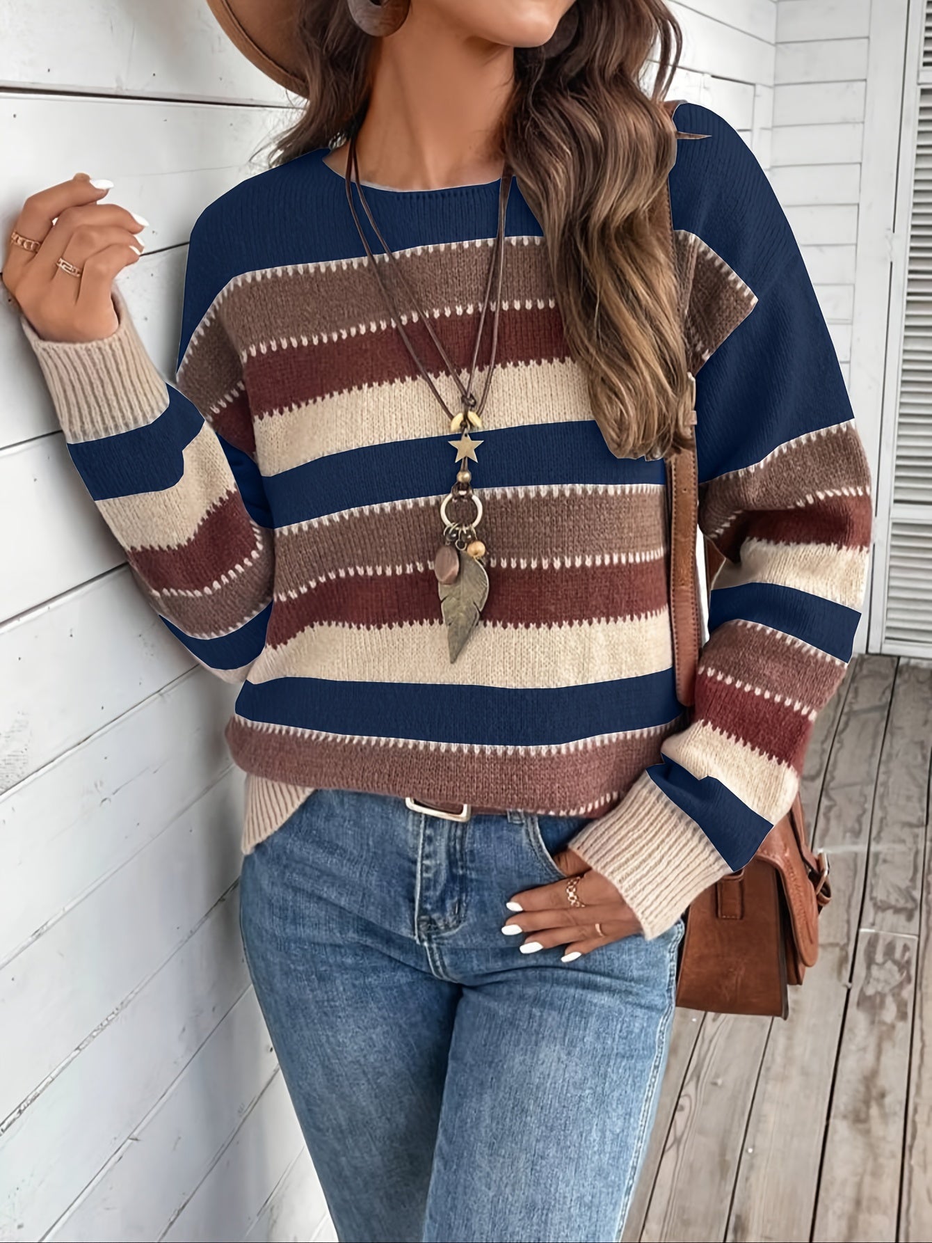 Della I Vintage Striped Sweater