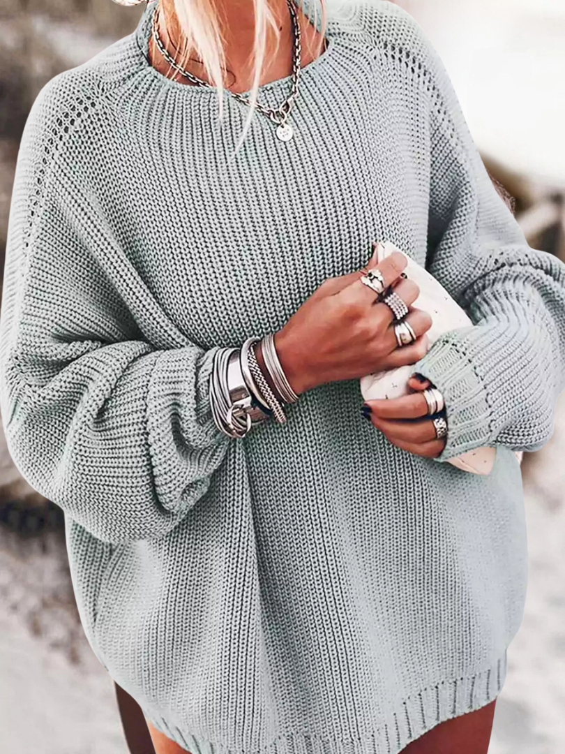Della I Chic Oversized Knitted Sweater