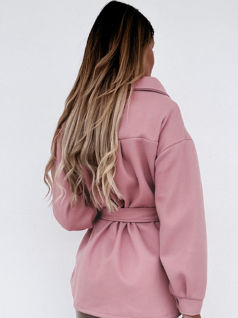 Della I Elegant Pink Coat