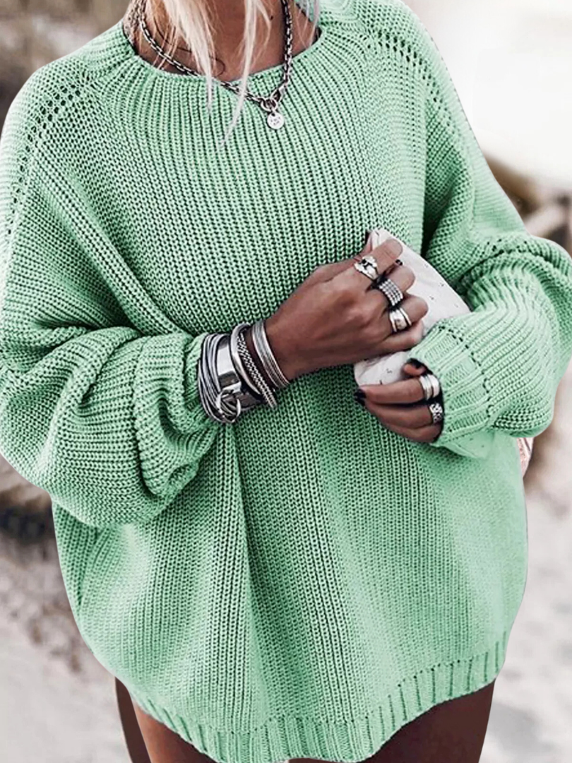 Della I Chic Oversized Knitted Sweater