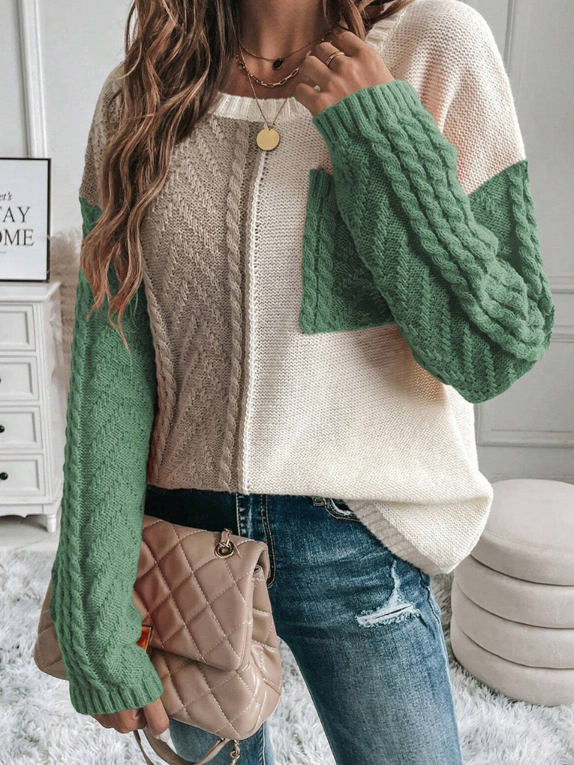 Della I Colour-Block Sweater