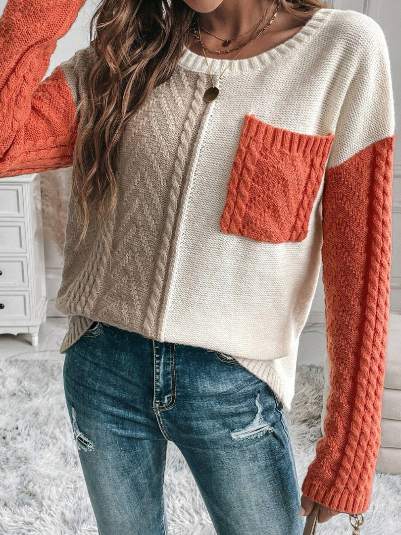 Della I Colour-Block Sweater
