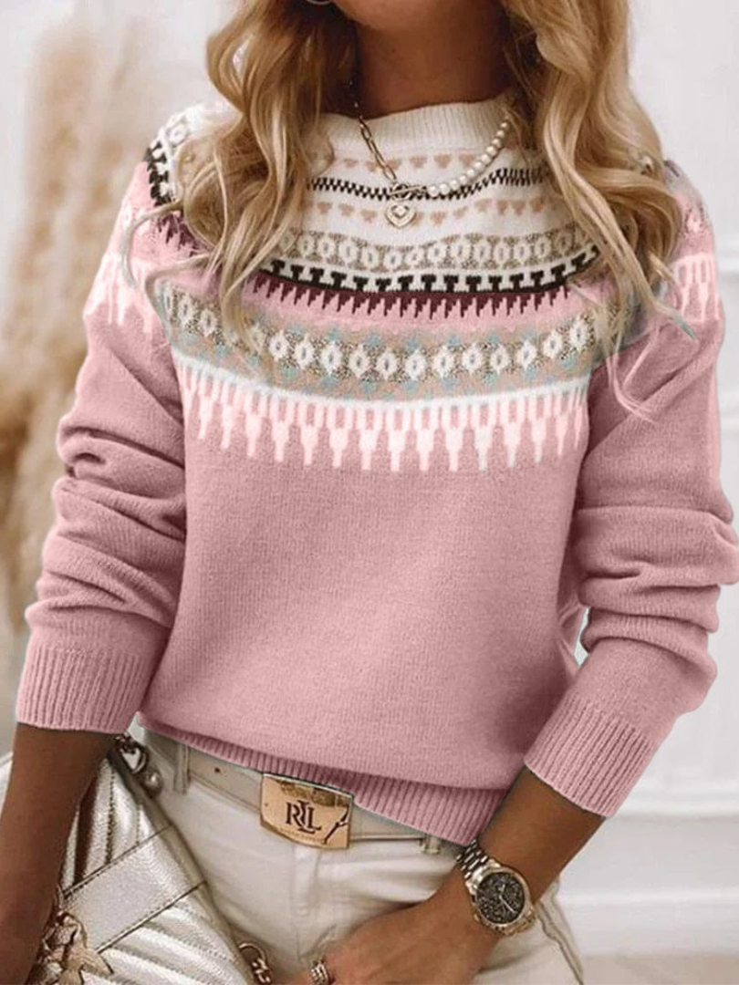 Della I Elegant Printed Sweater