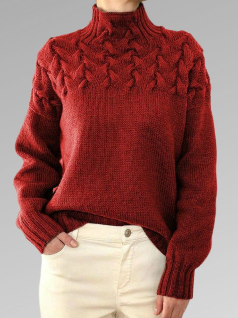 Della I Elegant Turtleneck Sweater