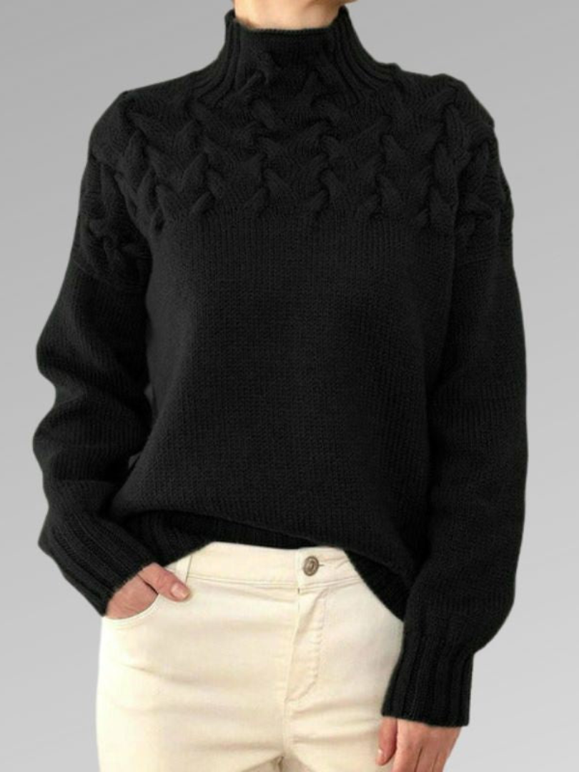 Della I Elegant Turtleneck Sweater