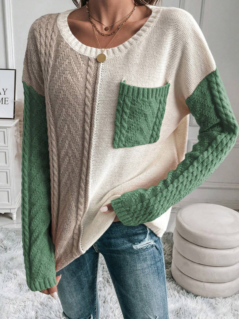 Della I Colour-Block Sweater