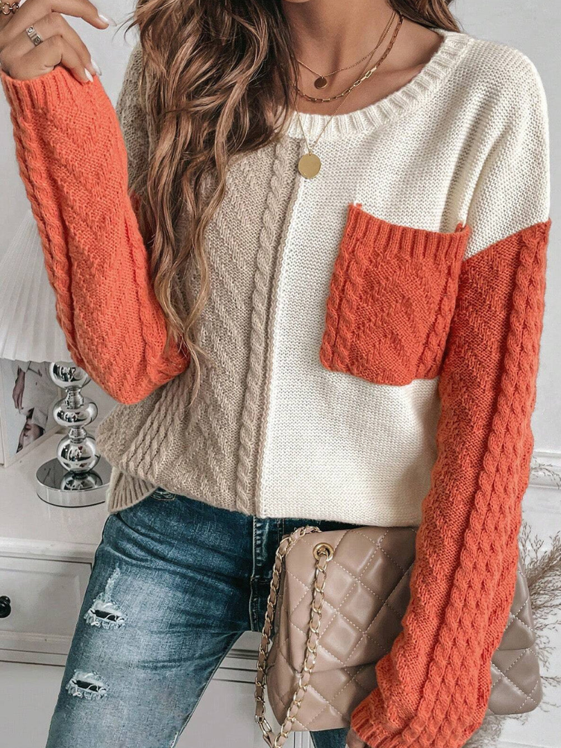 Della I Colour-Block Sweater